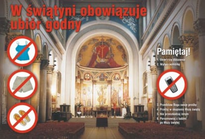 Godny strój w kościele